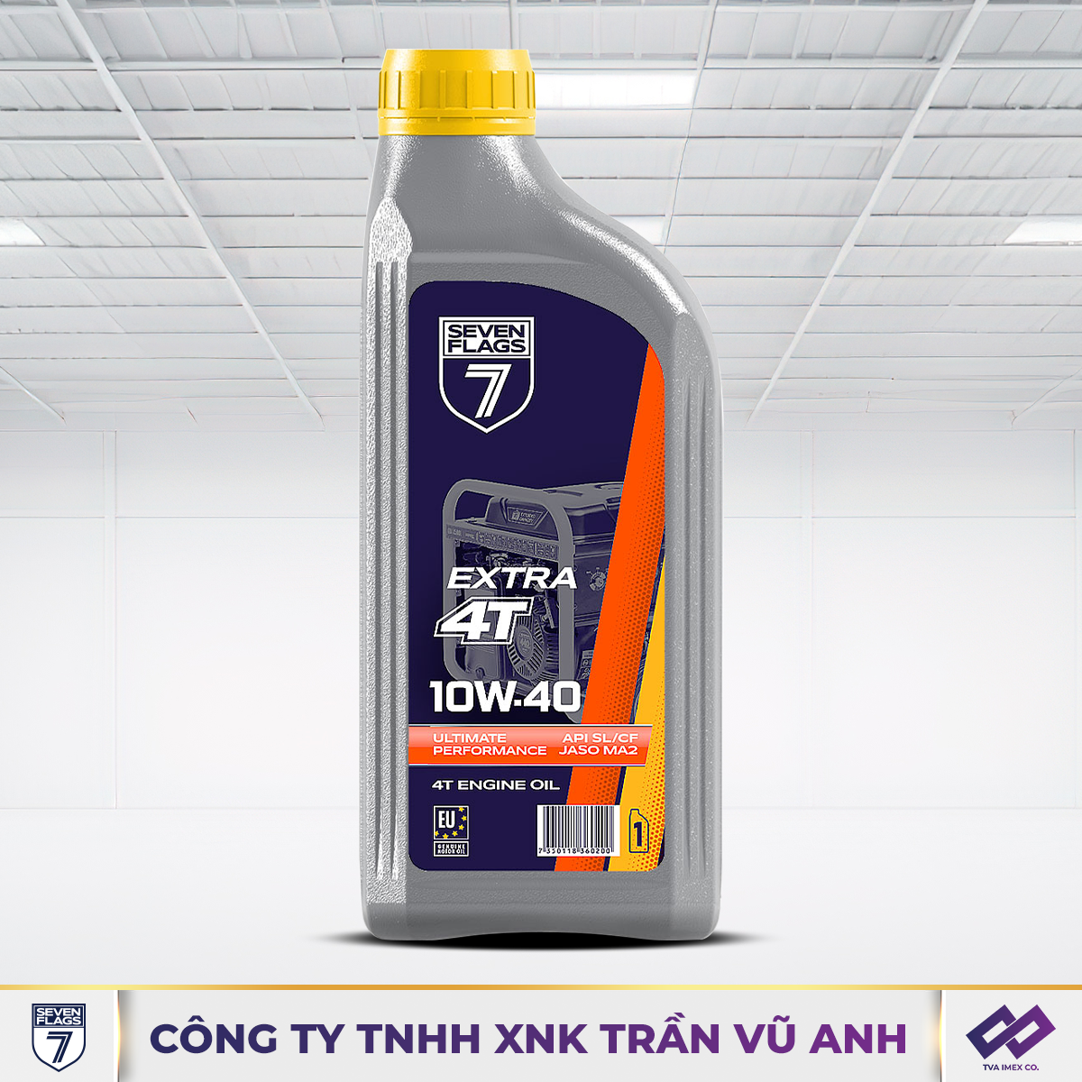 SEVEN FLAGS EXTRA 4T 10W40 API SL/CF 1L
